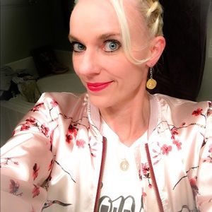 Beautiful Japanese print bomber jacket